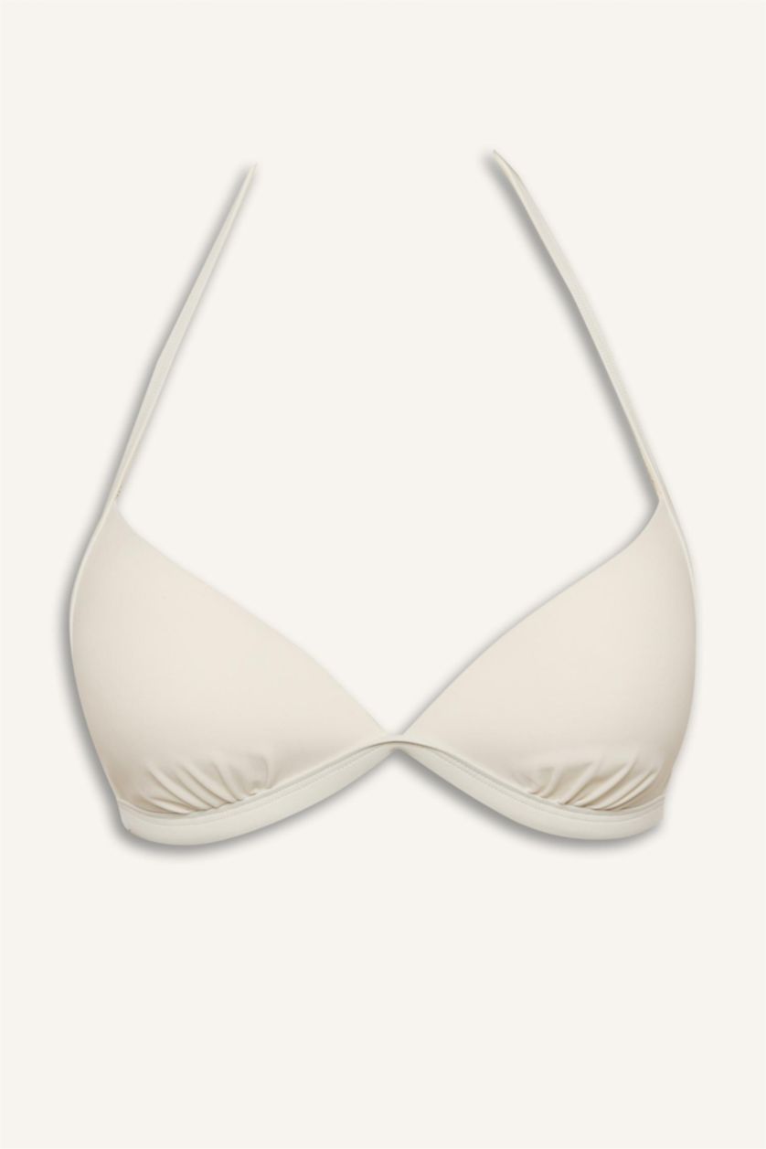 FEMME Blanc Haut de bikini Coupe régulière