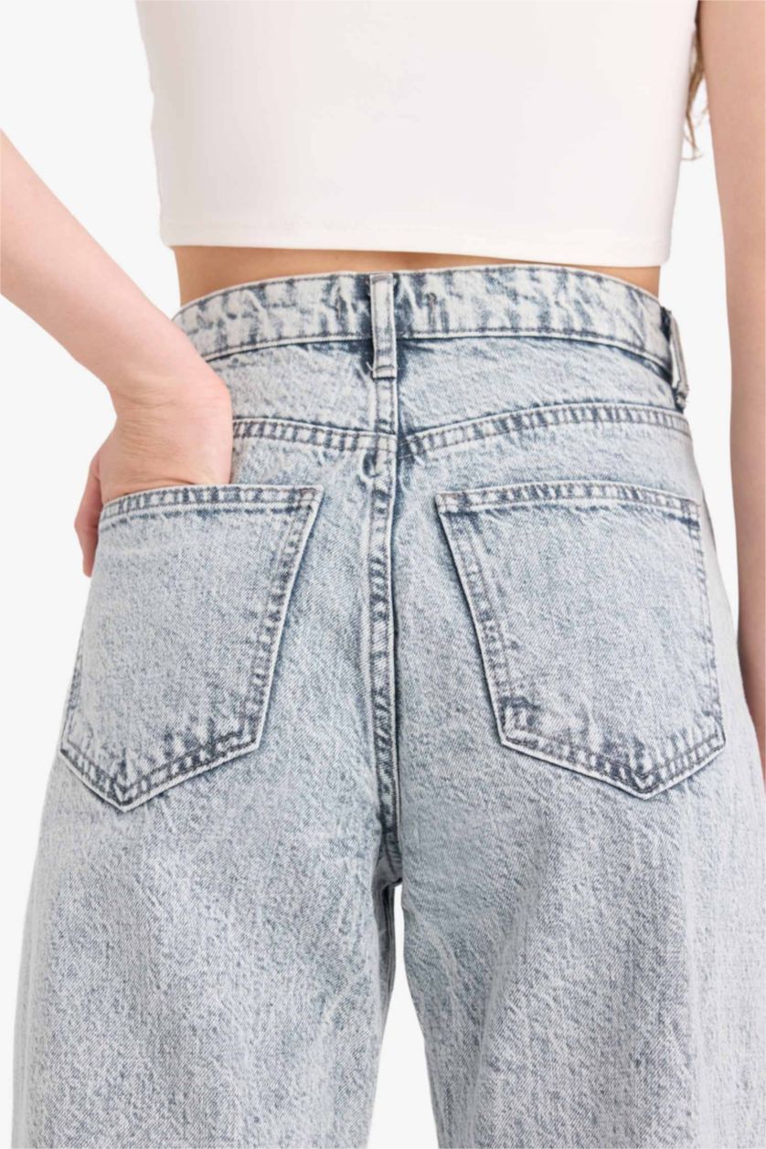 حريمي رمادي بنطلون جينز