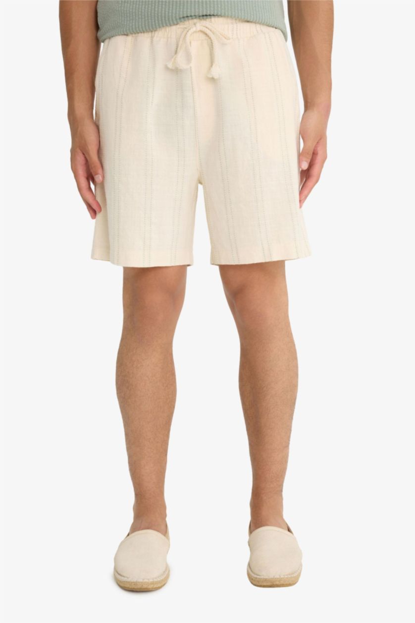 رجال كاكي شورت برمودا قطن قصة مريحة