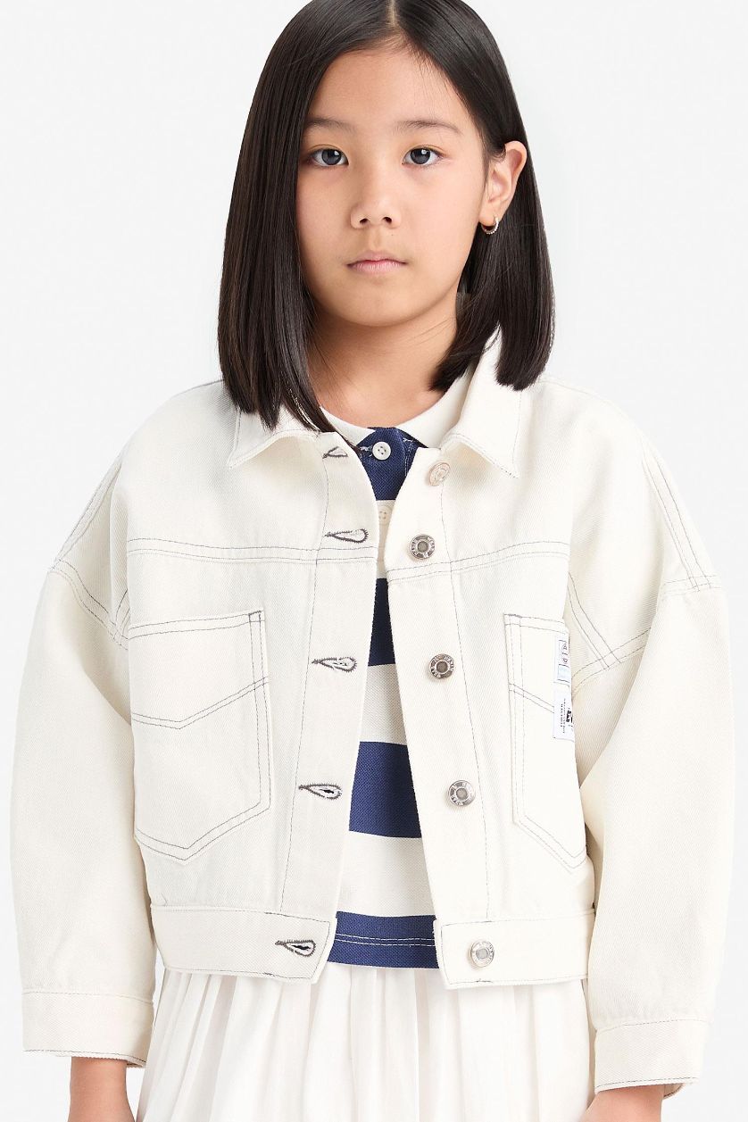 Girls & Teens White Girl Denim Jacket