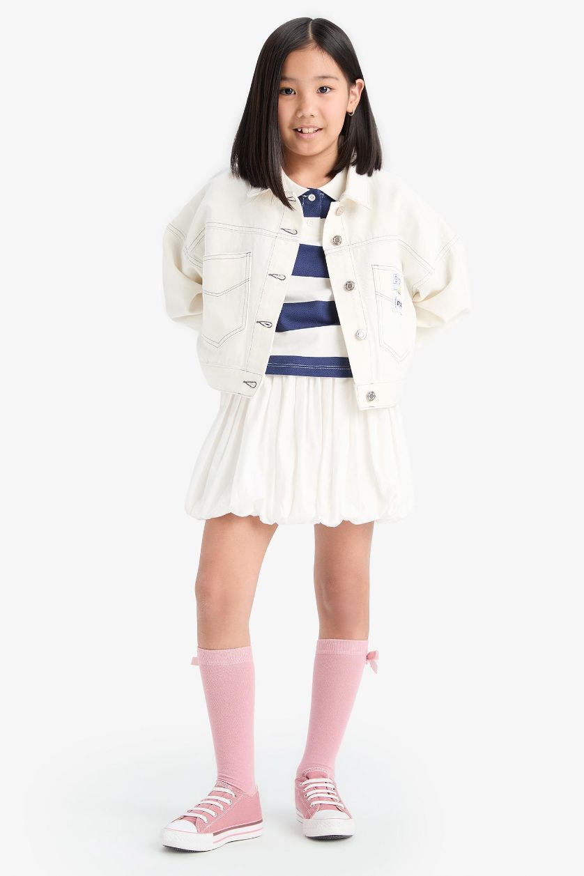 Girls & Teens White Girl Denim Jacket