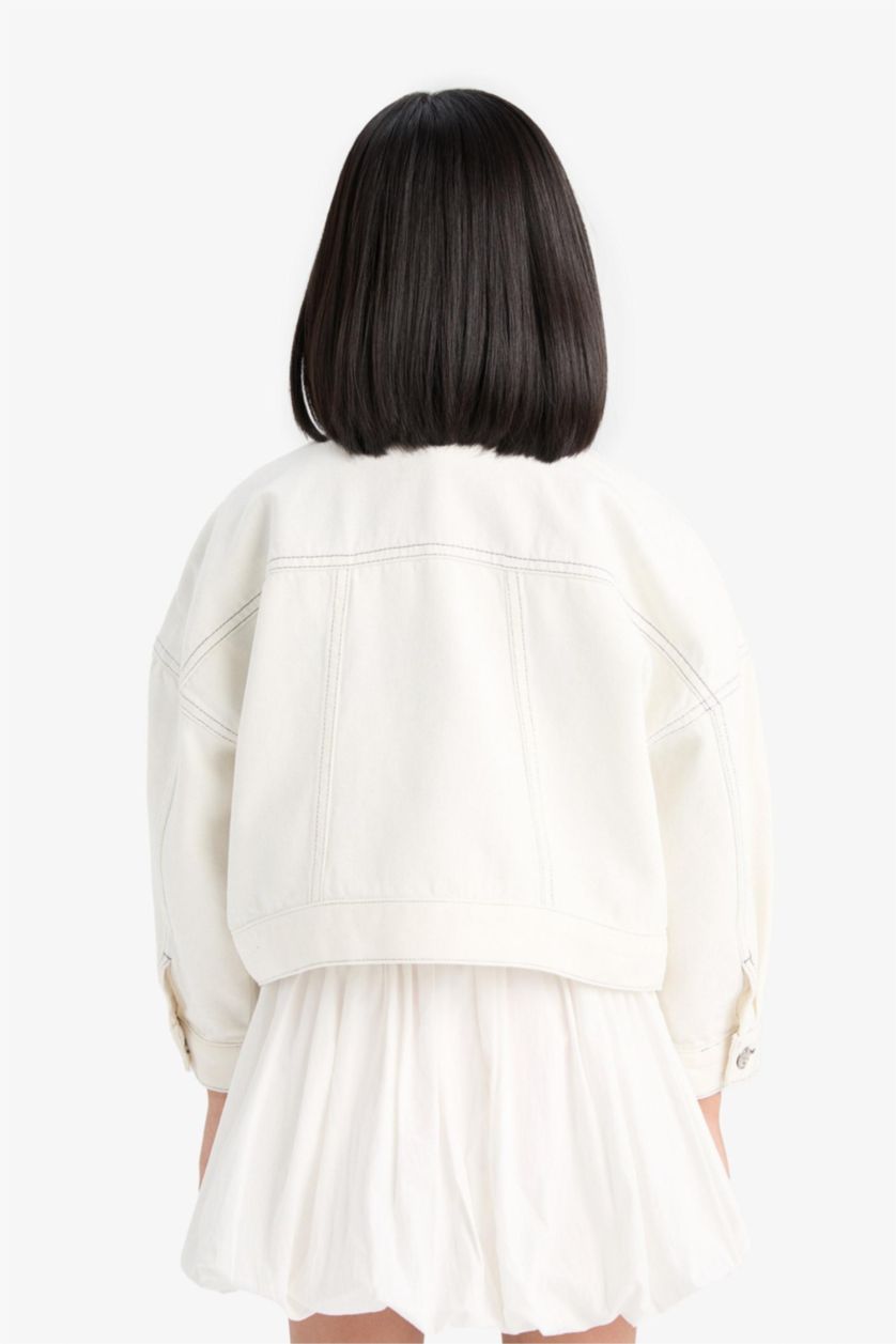 Girls & Teens White Girl Denim Jacket