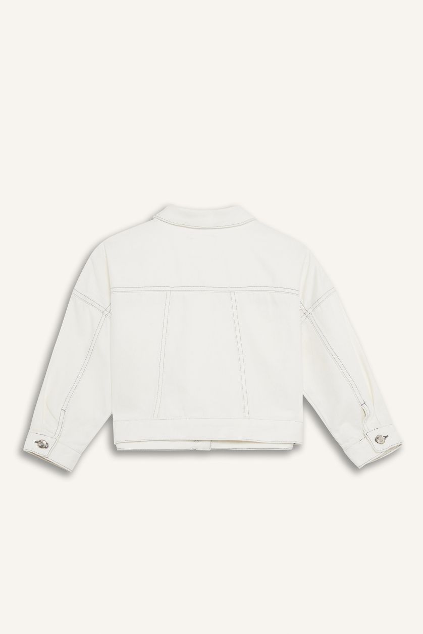 Girls & Teens White Girl Denim Jacket