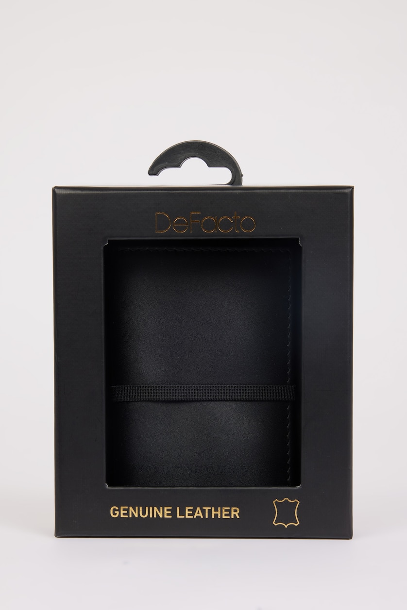 Men Black Man Leather Wallets
