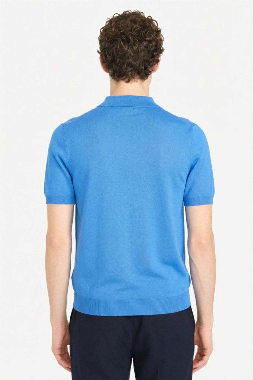 Ерлер Корольдік Standard Fit поло жағалы трикотаж қысқа жеңді поло футболка