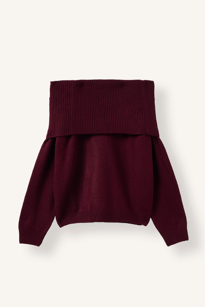 WOMAN Bordeaux Regular Fit Knitwear Pullover