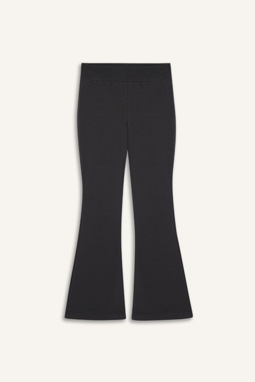 Kız Çocuk - Genç Kız Antrasit İspanyol Paça Tayt Kız Çocuk