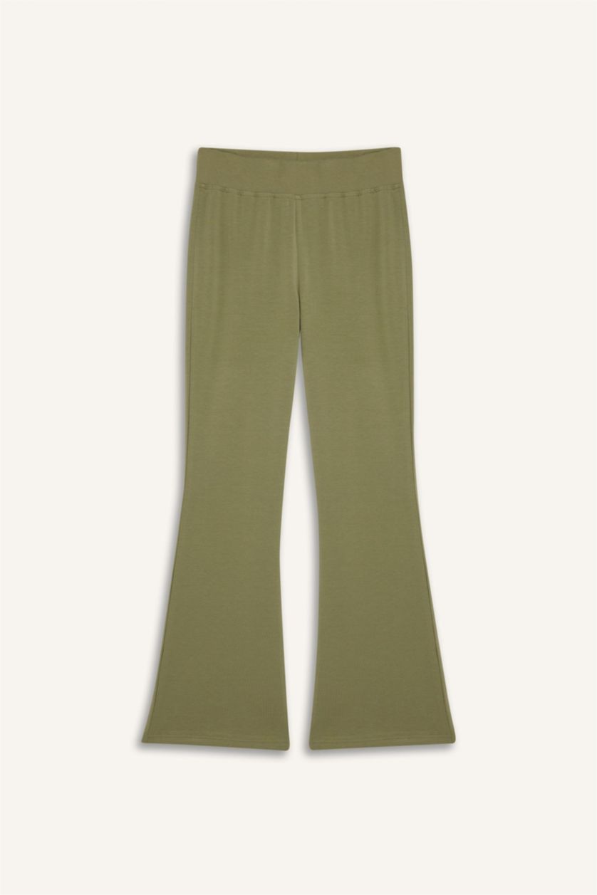 GIRLS & TEENS Khaki Girl Flare Leggings