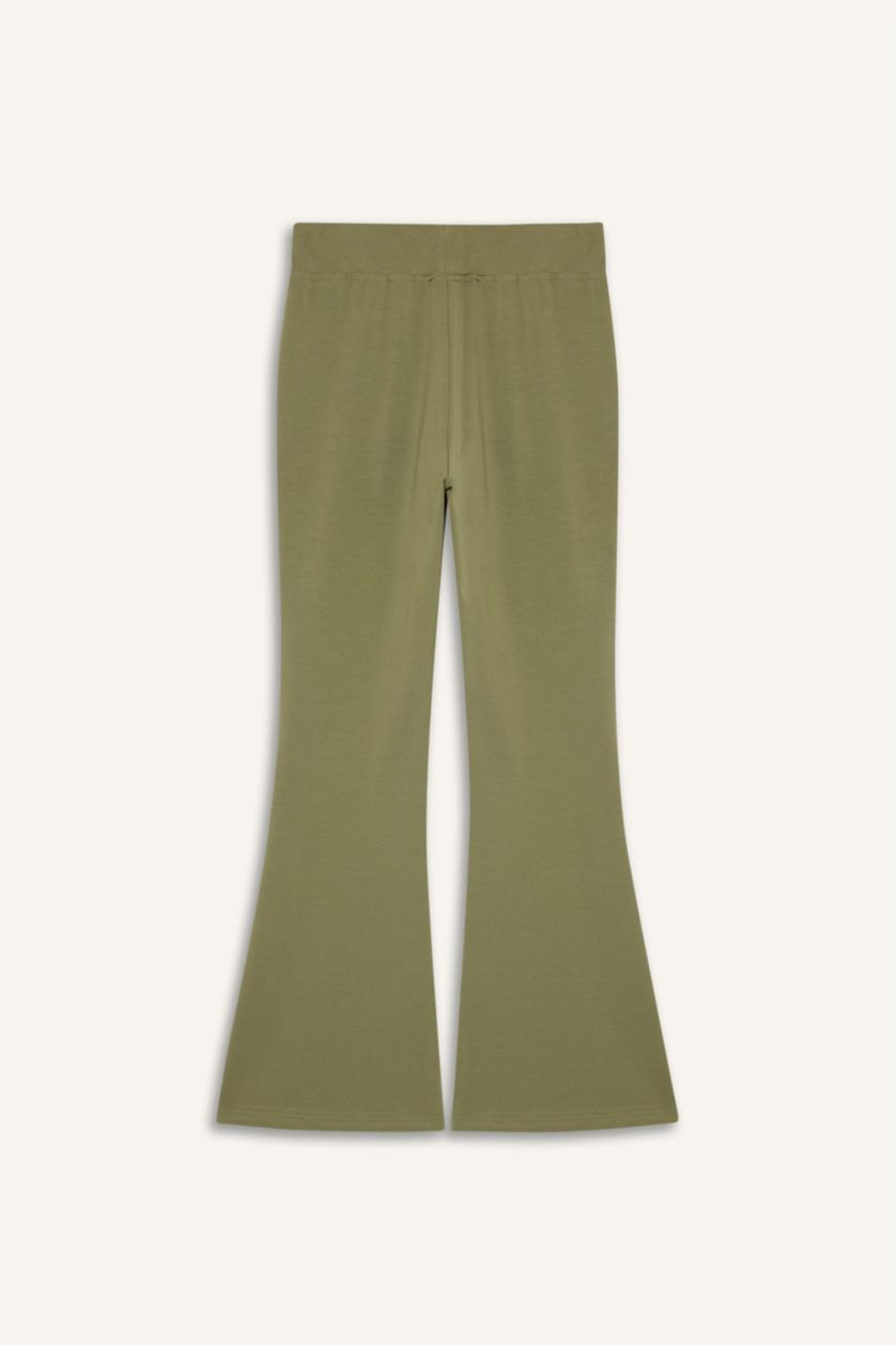 GIRLS & TEENS Khaki Girl Flare Leggings