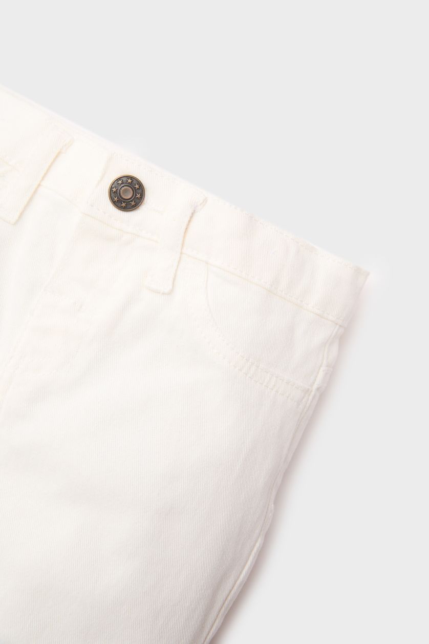 BABY BOY White Baby Boy Regular Fit Jeans