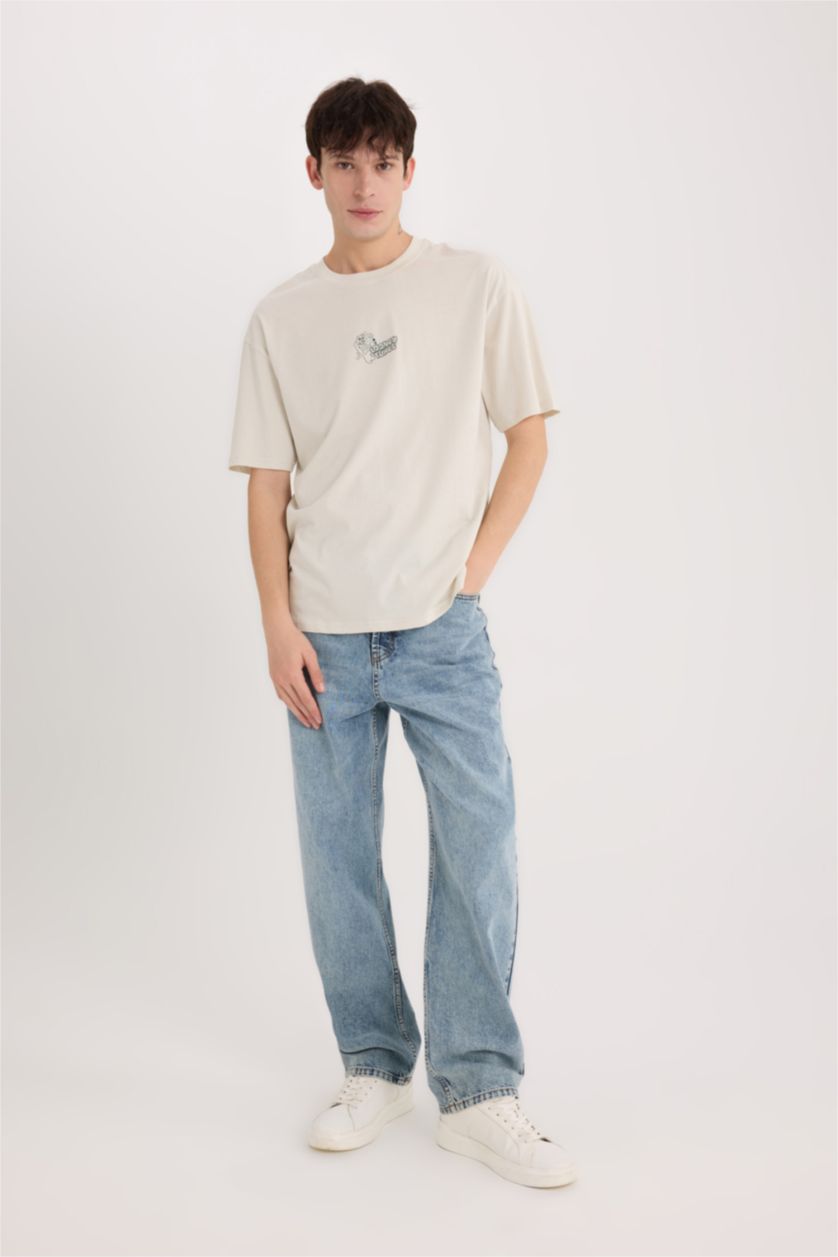 MAN Stone Looney Tunes Boxy Fit Crew Neck T-Shirt