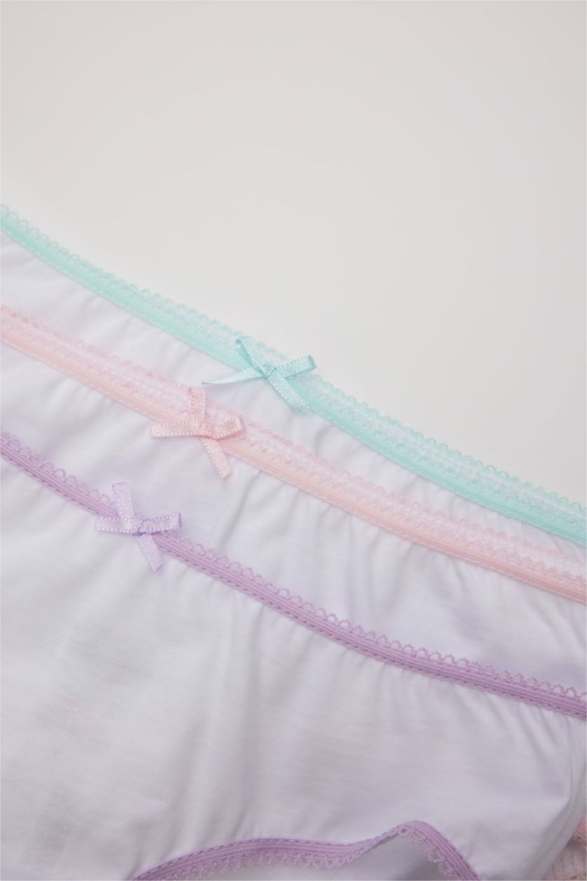 GIRLS & TEENS White Girl 3 Piece Slip Panties