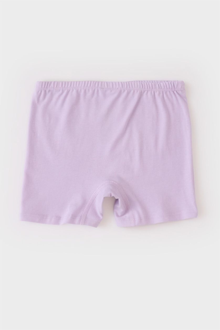 Kız Çocuk - Genç Kız Lila Kelebek Desenli 2'li Boxer Kız Çocuk