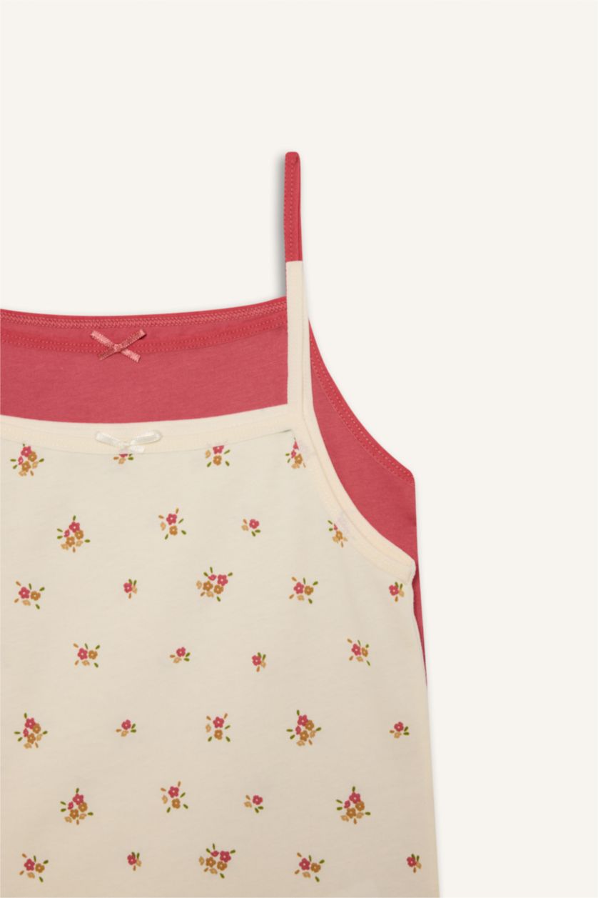 بنات وردي ديباردور بنات مطبوع قصة عادية من قطعتين