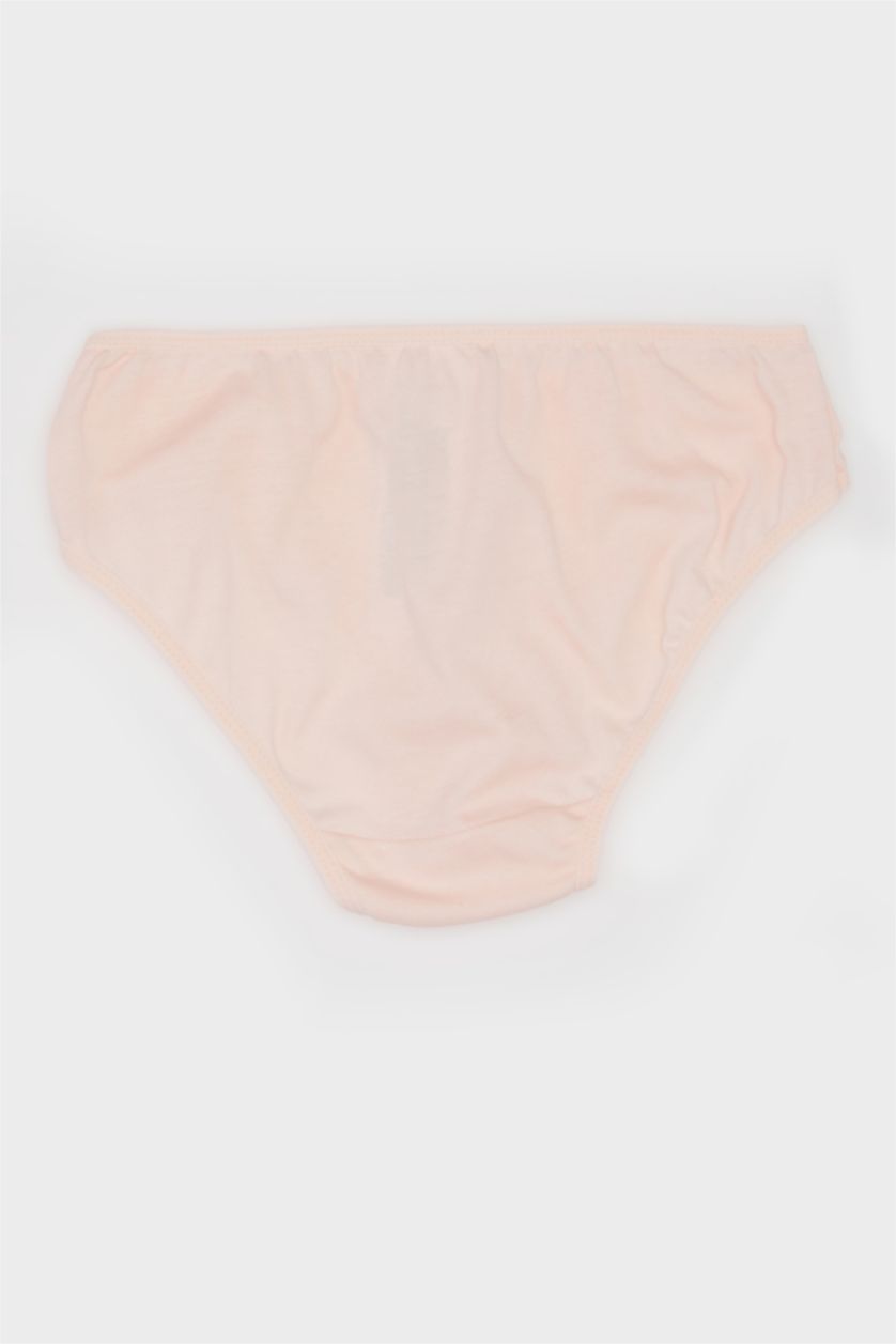 Kız Çocuk - Genç Kız Ekru Desenli 3'lü Slip Külot Kız Çocuk