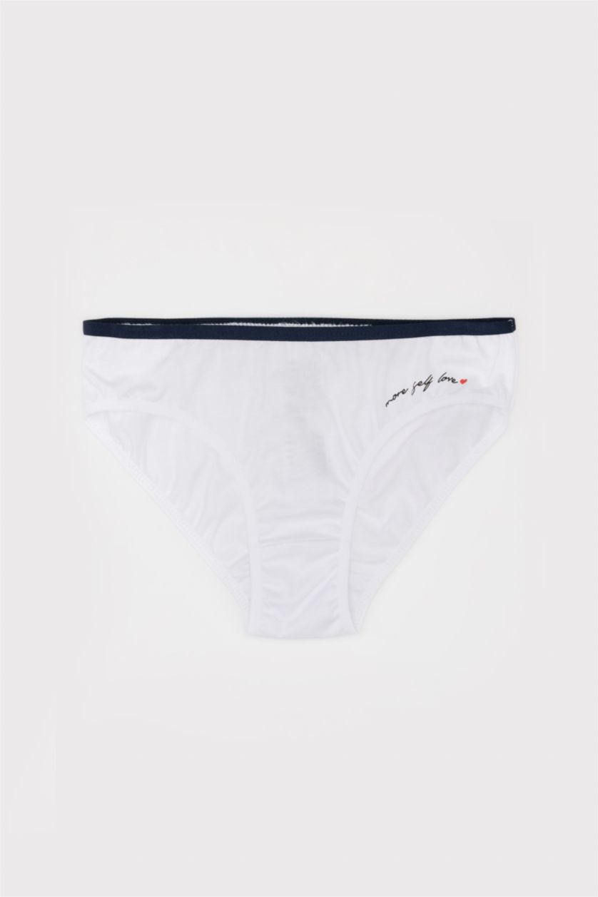 Kız Çocuk - Genç Kız Lacivert Kız Çocuk Baskılı 3'lü Slip Külot