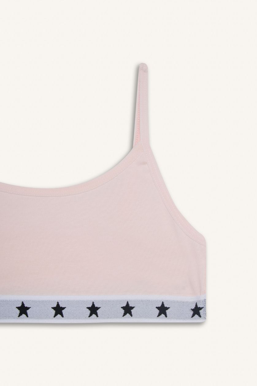 Kız Çocuk - Genç Kız Beyaz 2'li Bra Kız Çocuk