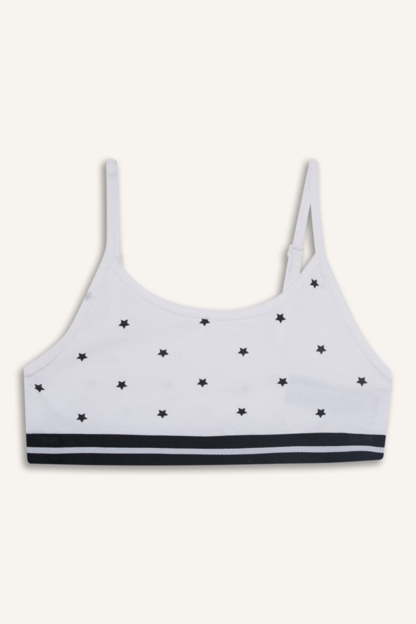 Kız Çocuk - Genç Kız Beyaz 2'li Bra Kız Çocuk