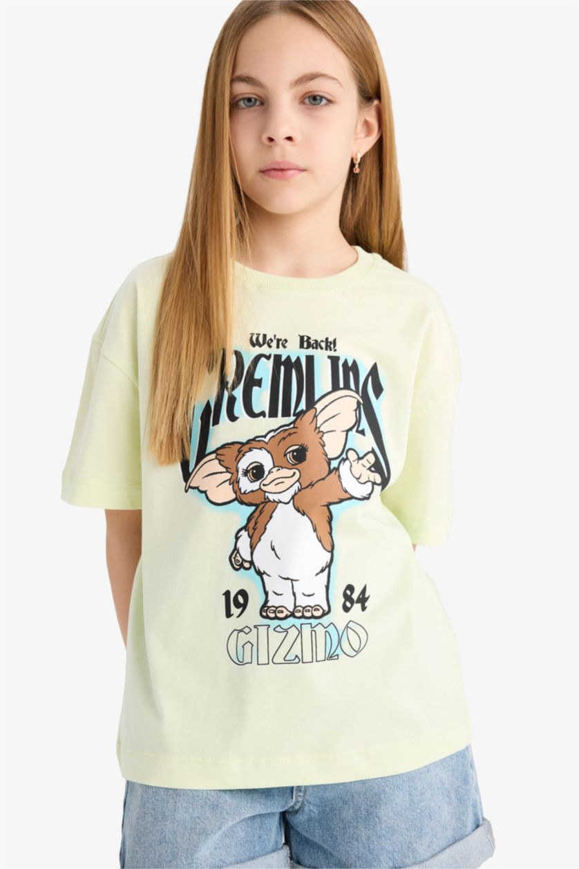 Girls & Teens Mint Girl Gremlins Oversize Fit Crew Neck T-Shirt