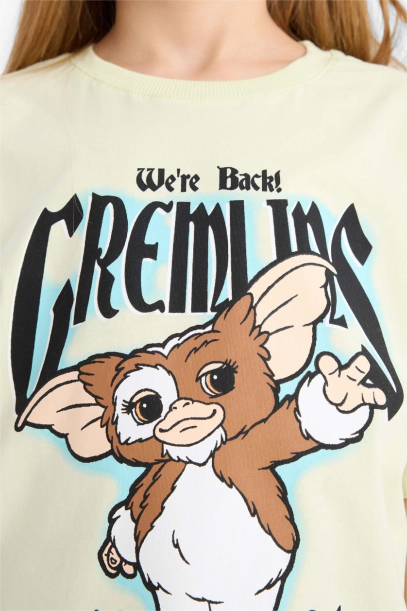 Girls & Teens Mint Girl Gremlins Oversize Fit Crew Neck T-Shirt