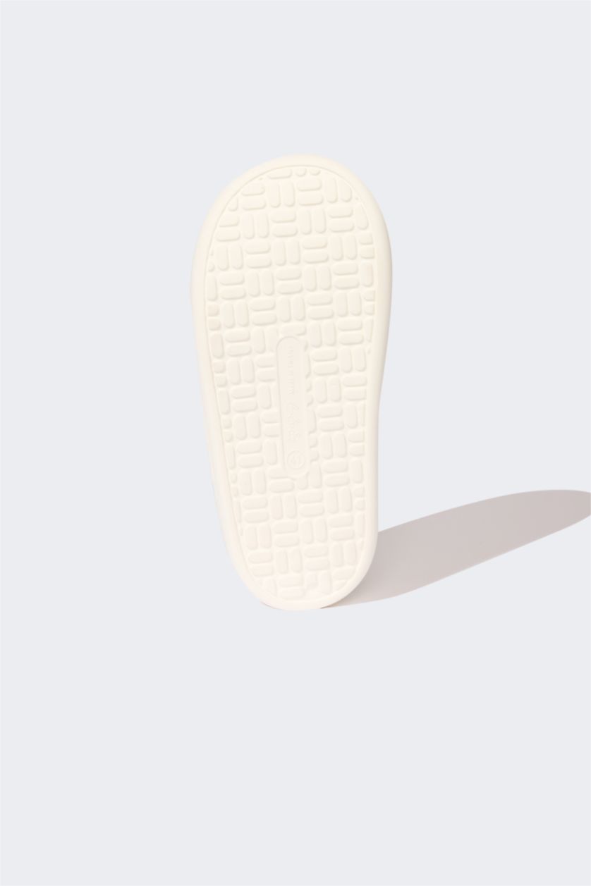 MAN Beige Comfort Light Sole Lined Home Slippers