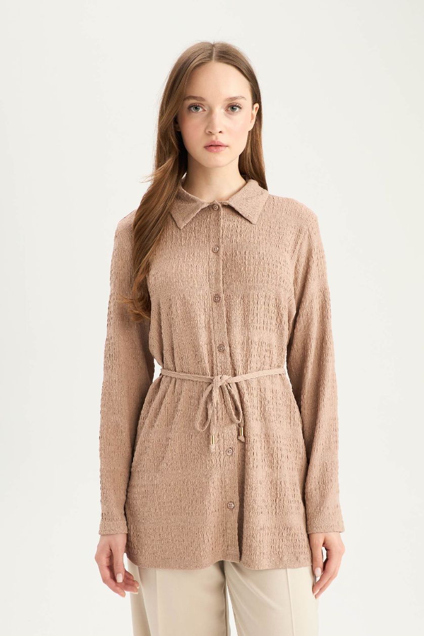 WOMAN Stone Regular Fit Long Sleeve Tunic