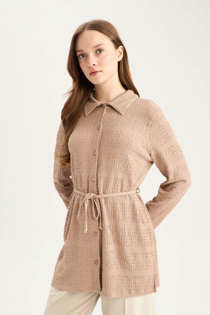 WOMAN Stone Regular Fit Long Sleeve Tunic