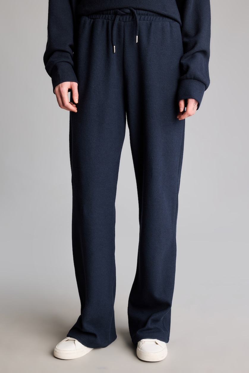 Женщины Синий Брюки Wide Leg