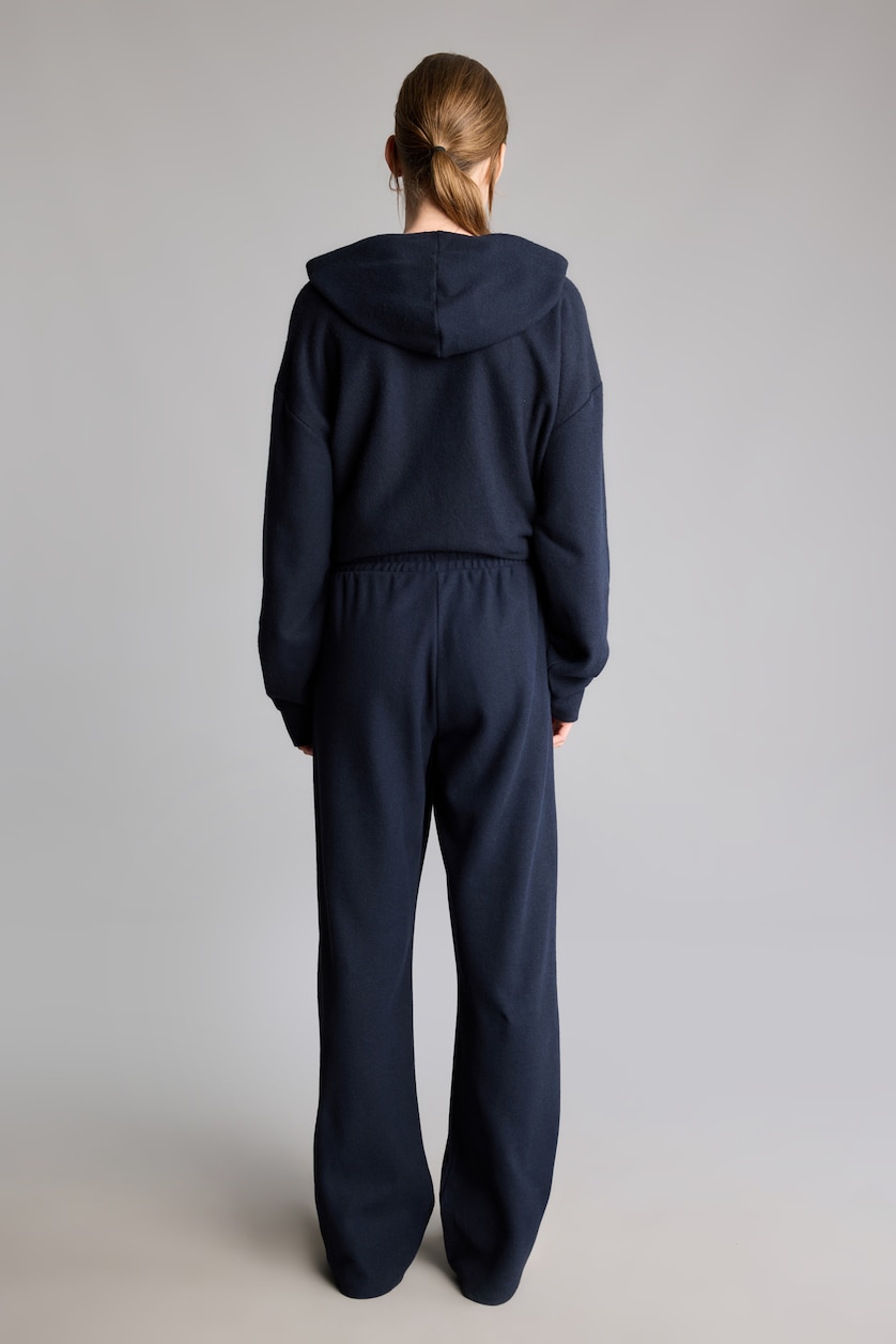 Женщины Синий Брюки Wide Leg