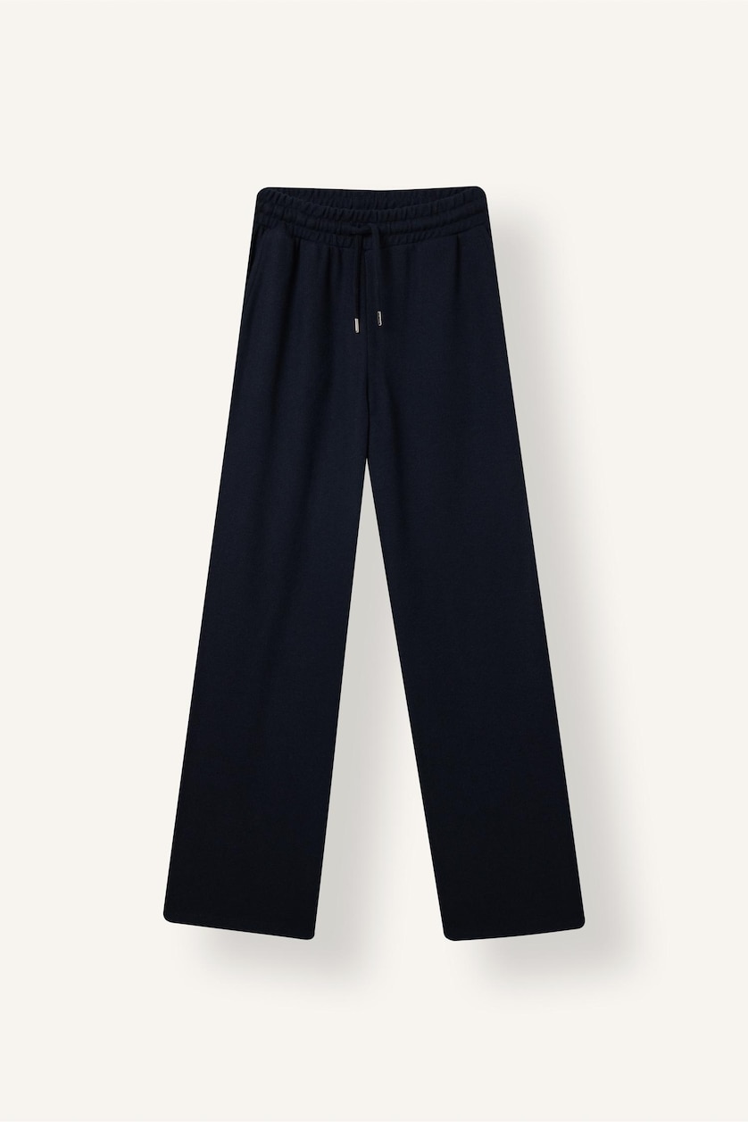 Женщины Синий Брюки Wide Leg