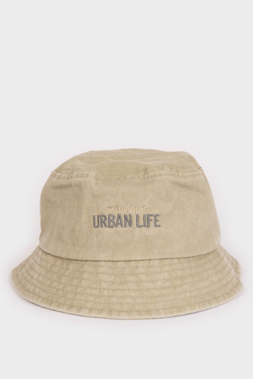 BOYS & TEENS Light Khaki Boy Cotton Bucket Denim Hat