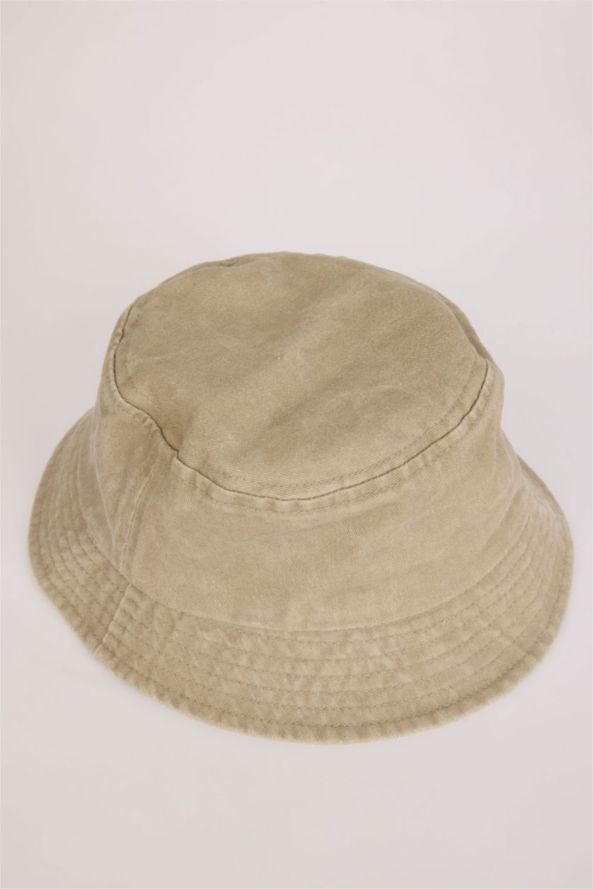 BOYS & TEENS Light Khaki Boy Cotton Bucket Denim Hat