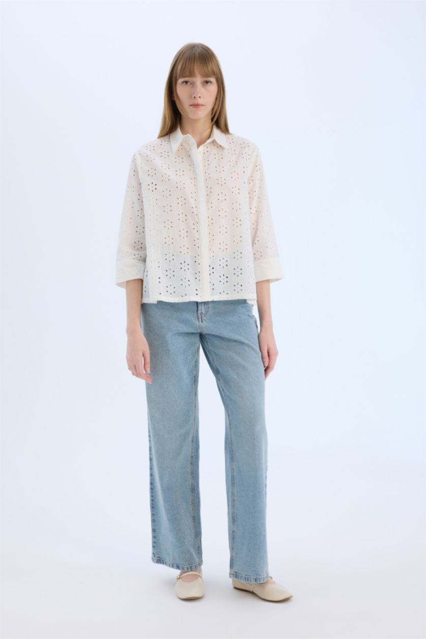 Әйелдерге АҚ қалыпты пішім Ұзын жеңді көйлек