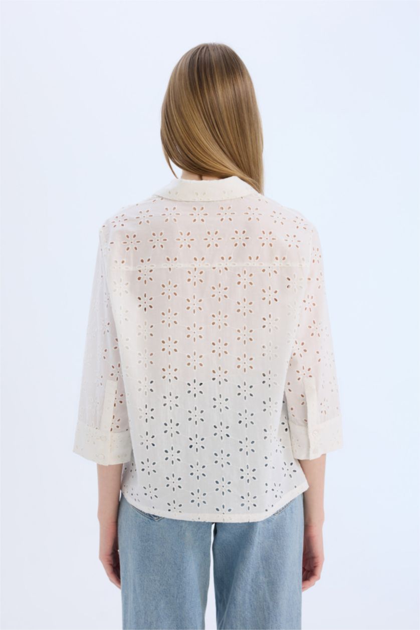 Әйелдерге АҚ қалыпты пішім Ұзын жеңді көйлек