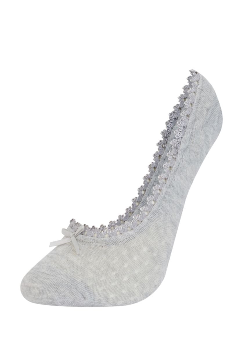 Kadın Yumuşak Kadın 3'lü Pamuklu Babet Çorap