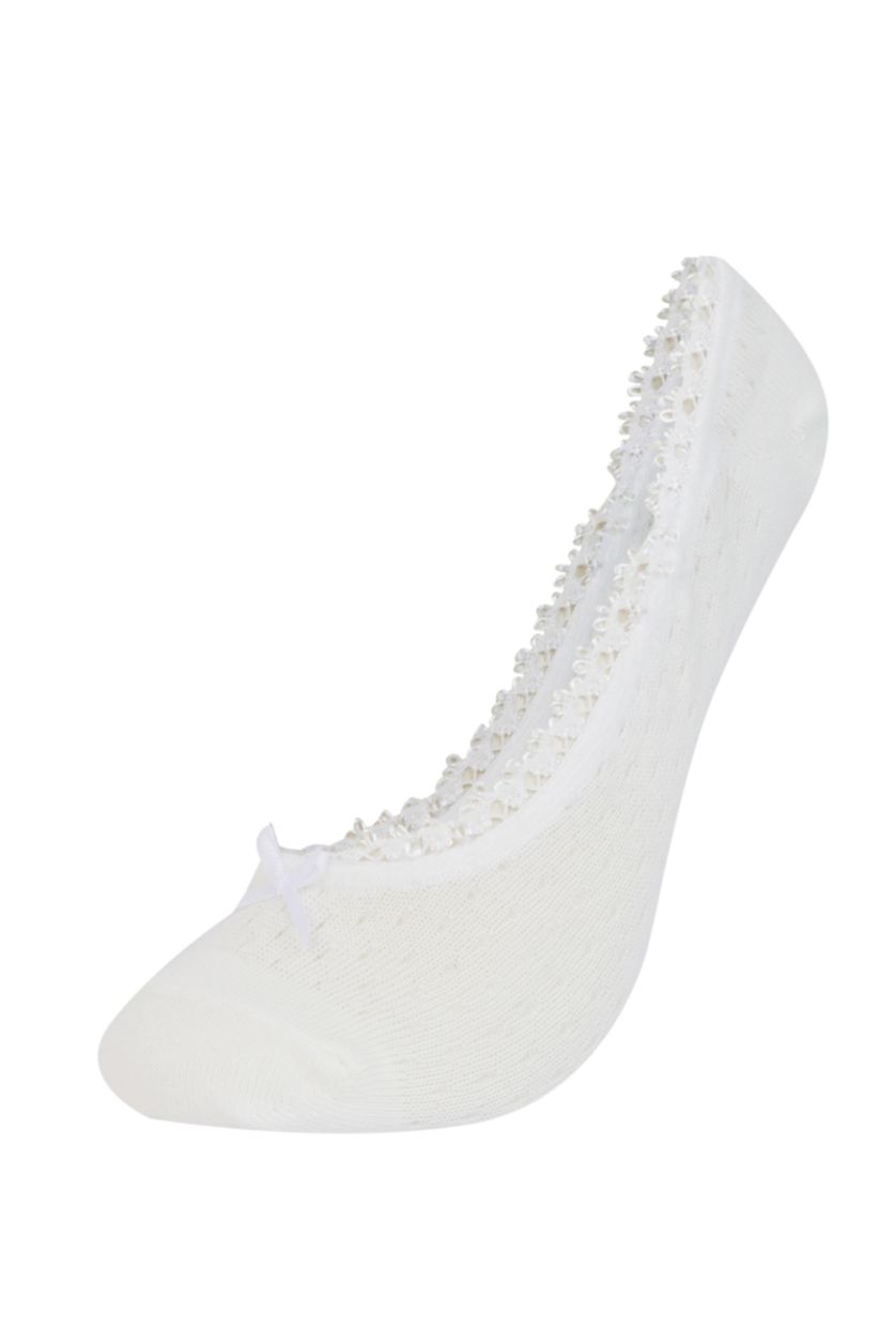 Kadın Yumuşak Kadın 3'lü Pamuklu Babet Çorap