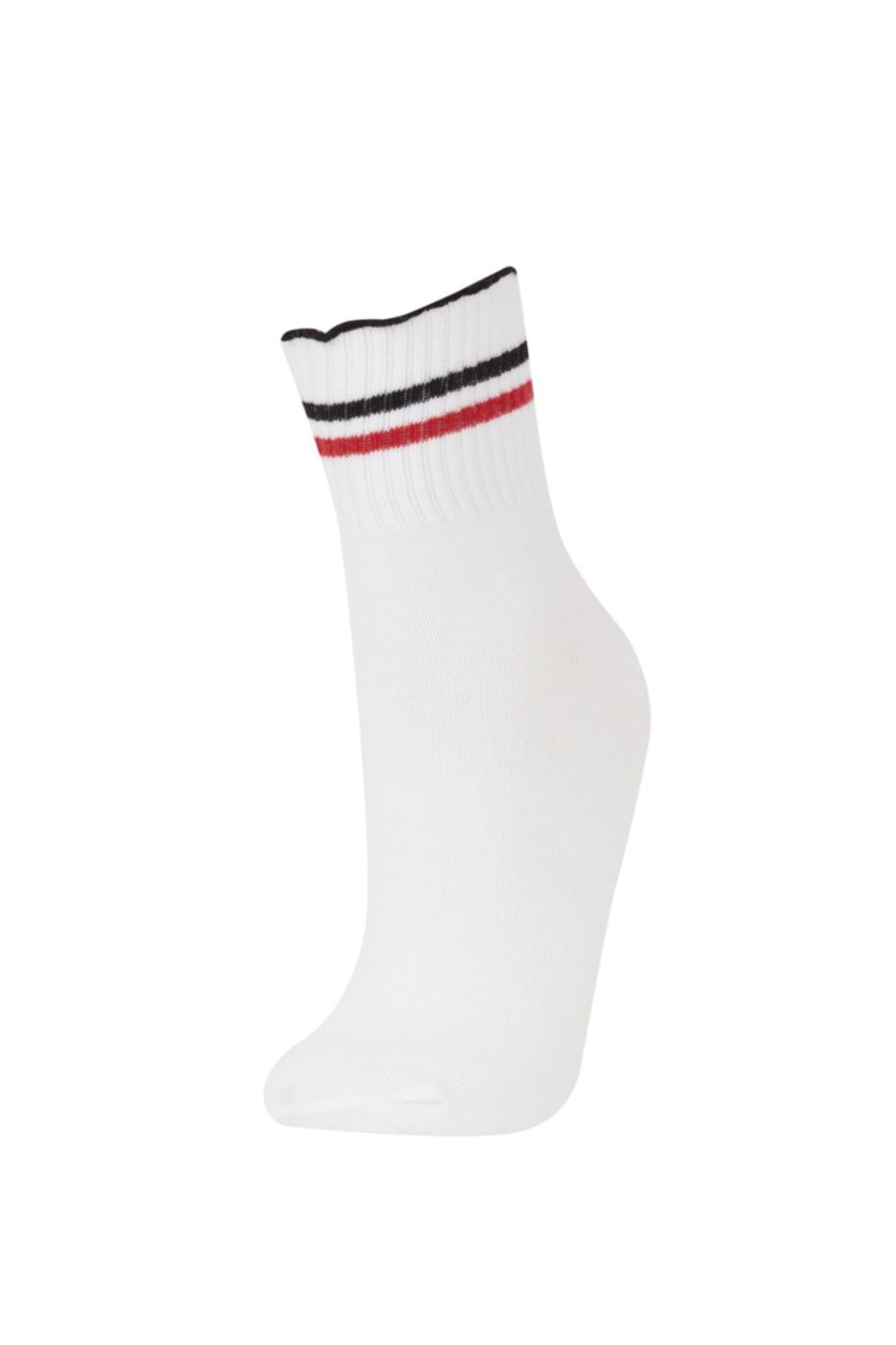 Woman White Woman 3 piece Short Socks