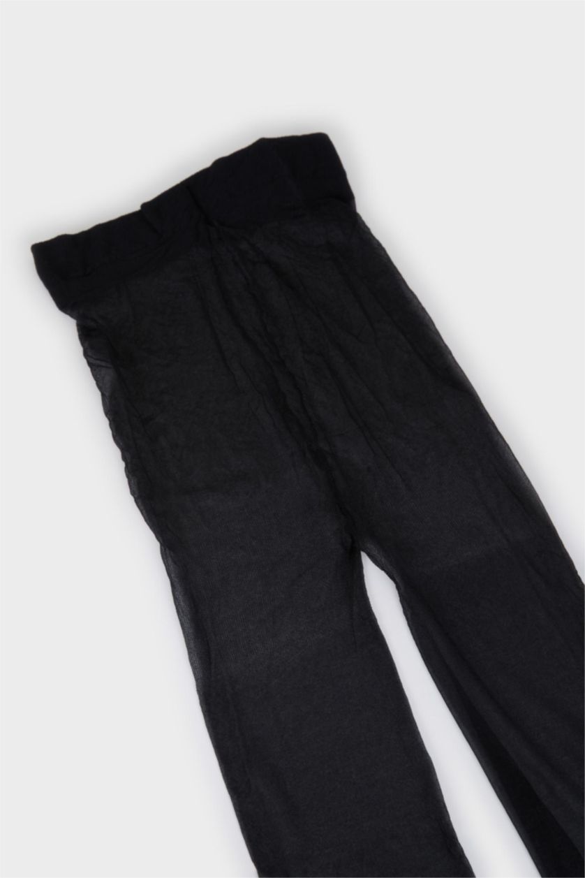 Kadın Siyah Kadın 8 Den Siyah Külotlu Çorap