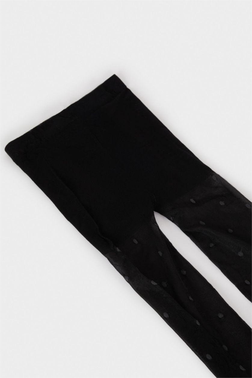 Kadın Siyah Külotlu Çorap