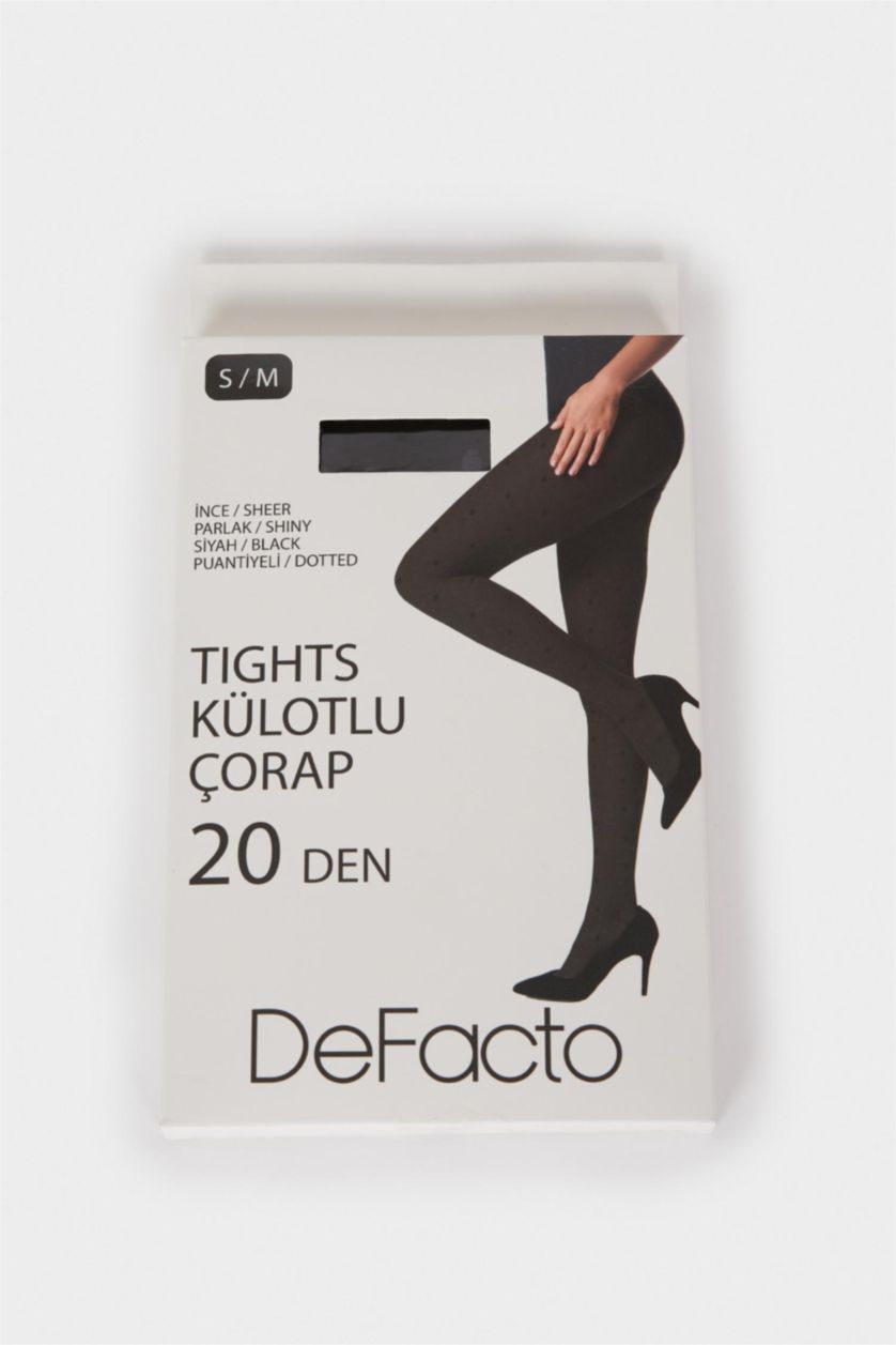 Kadın Siyah Külotlu Çorap