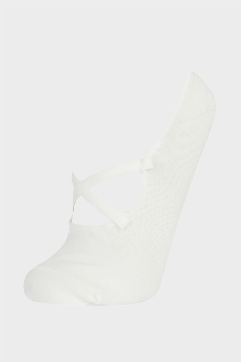 Kadın Karma Kadın Kaydırmaz Taban 2'li Pamuklu Pilates Çorabı