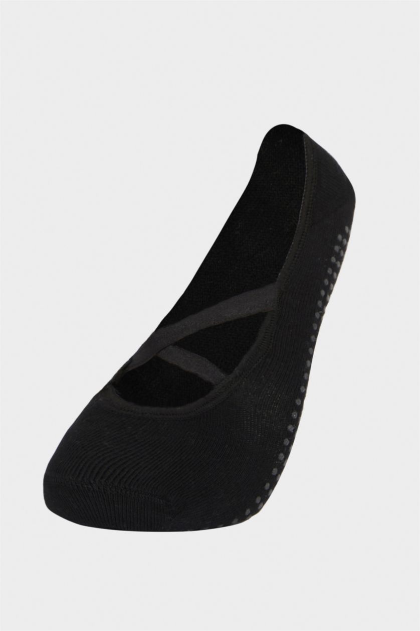 Kadın Karma Kadın Kaydırmaz Taban 2'li Pamuklu Pilates Çorabı