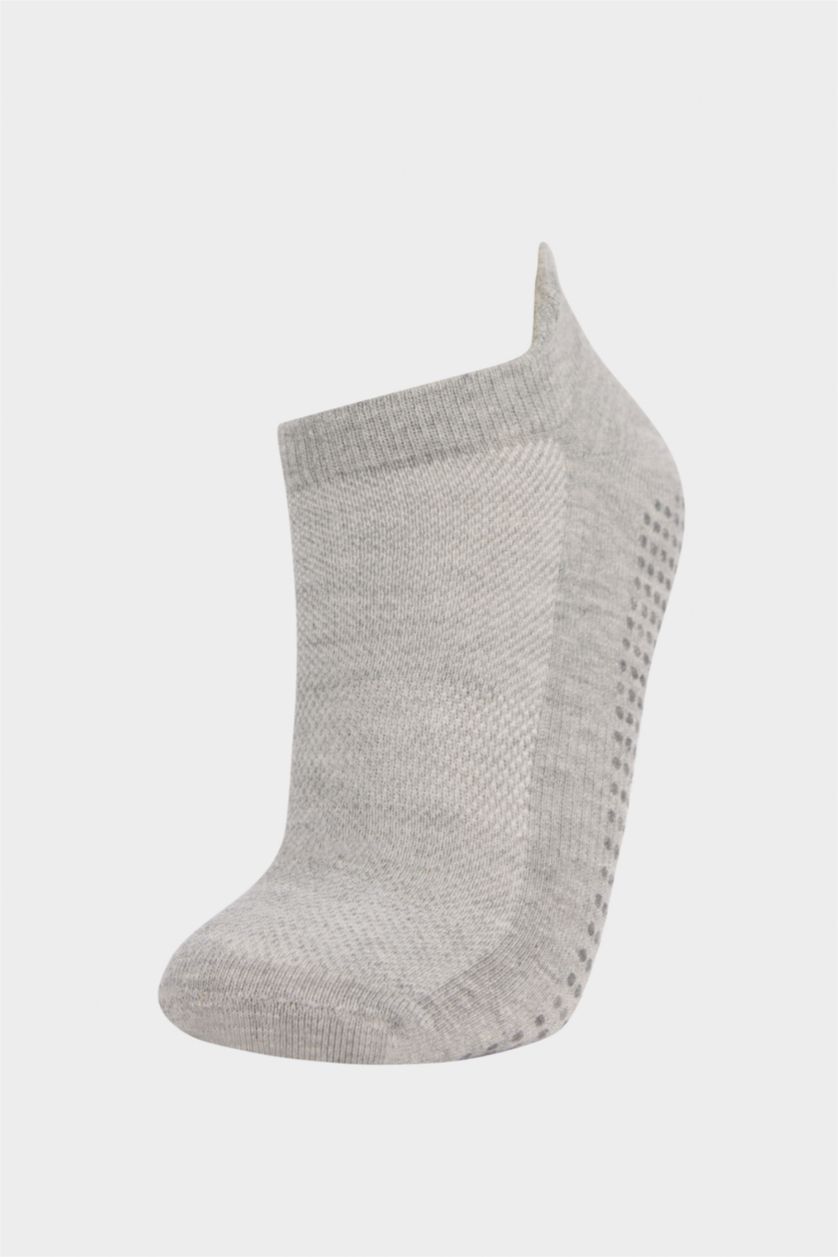 Kadın Karma Kadın Kaydırmaz Taban 2'li Pamuklu Pilates Çorabı