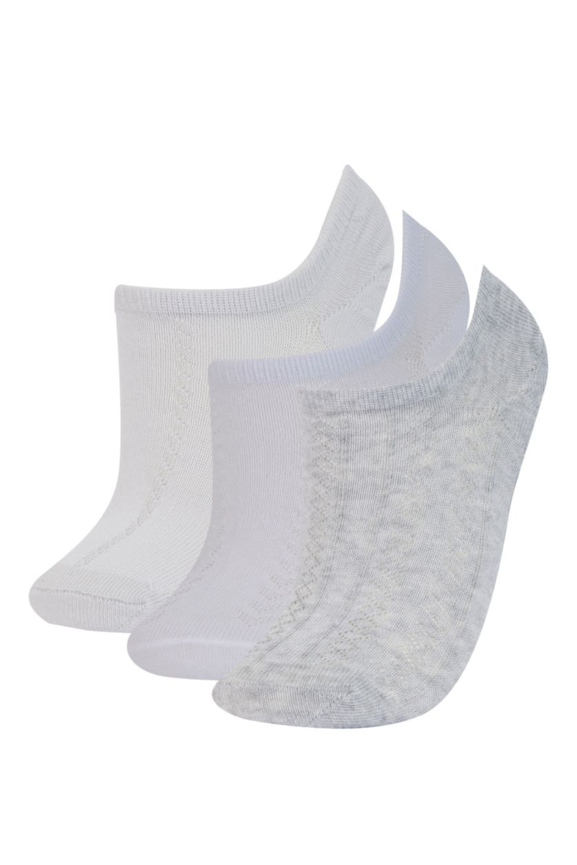 Woman Karma Woman 3 Piece Cotton Sneaker Socks