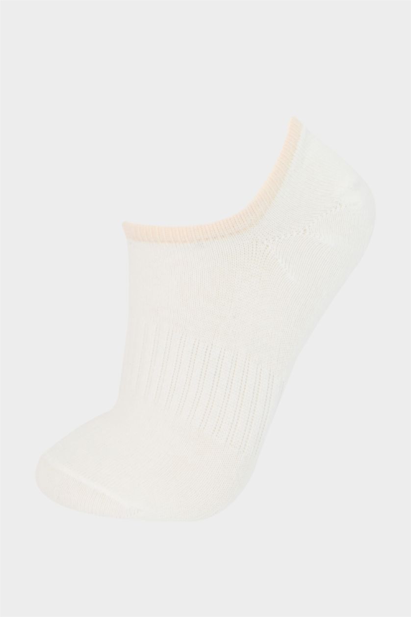 FEMME Blanc Lot de 3 paires de Chaussettes baskets en coton pour femme