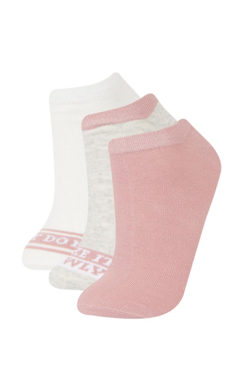 نساء Karma جوارب نسائية قصيرة من قطن - 3 قطع