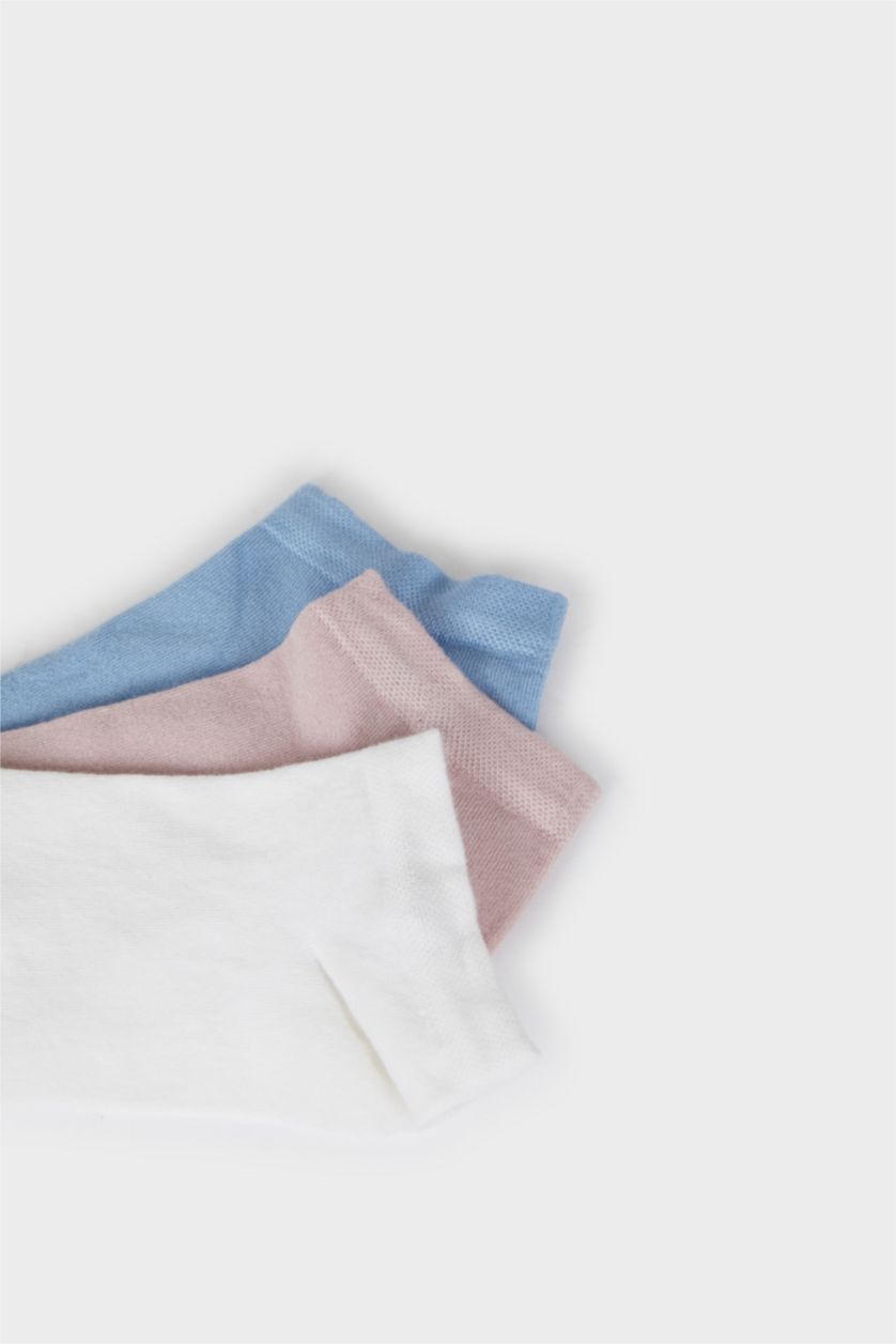 Women NAVY 3 piece Bamboo Short Socks
