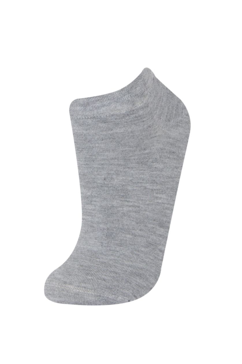 Kadın Yumuşak Kadın Dikişsiz 3'lü Bambu Patik Çorap