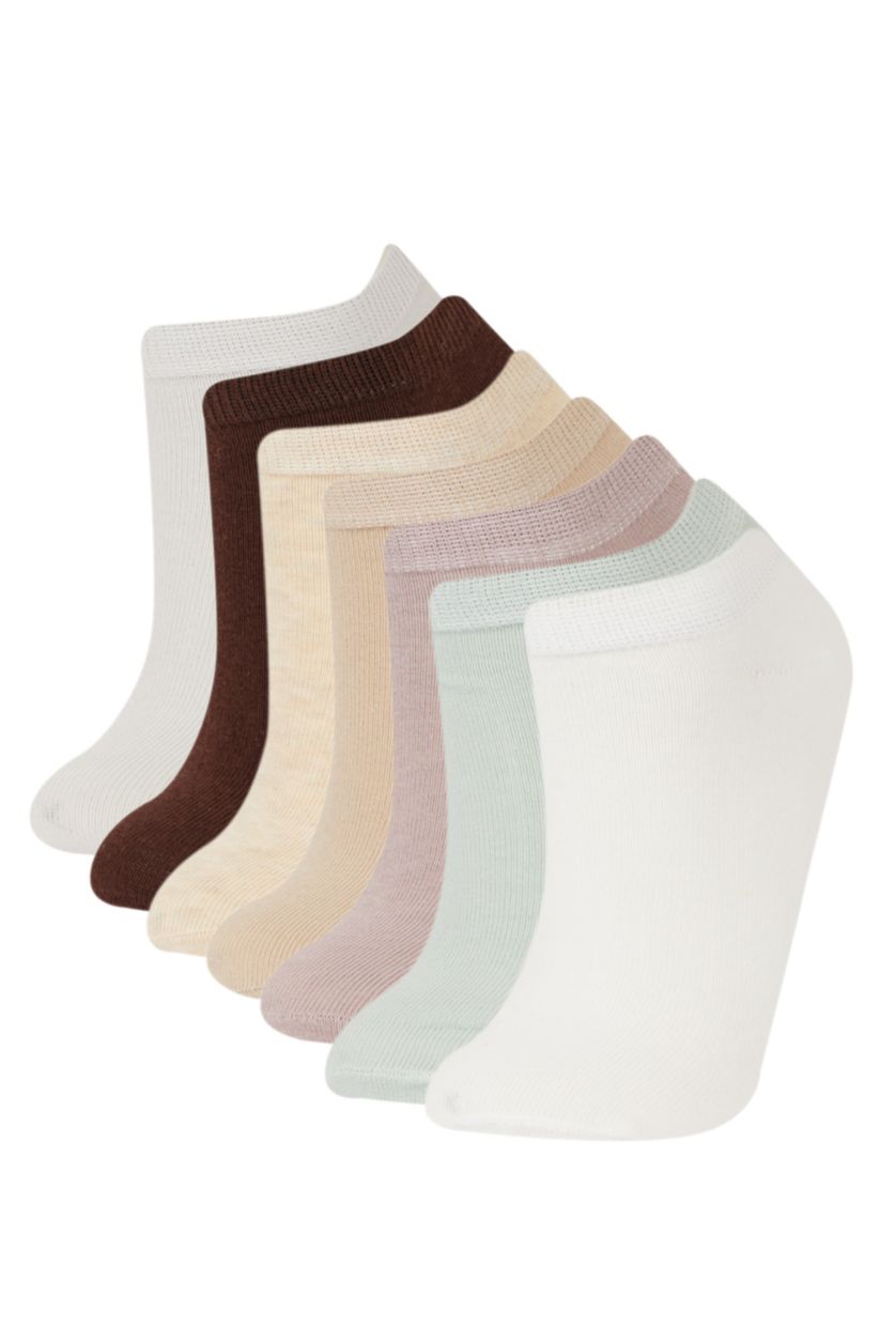 FEMME Karma Lot de 7 paires de Chaussettes courtes en coton pour femme