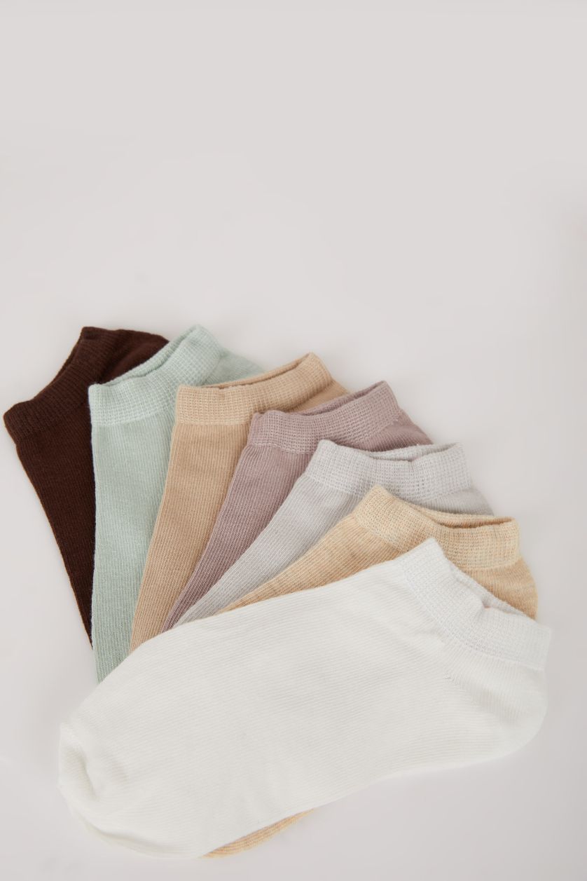 FEMME Karma Lot de 7 paires de Chaussettes courtes en coton pour femme